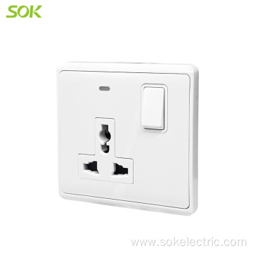 SOK 13A Single Pole Switches Socket Outlets Neon